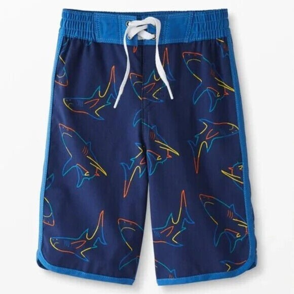 Hanna Andersson Other - New Shark Sunblock Board Shorts Size 18-24 Months